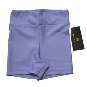 Mariia Crown dancewear high waist dance short shorts purple lilac CM NWT